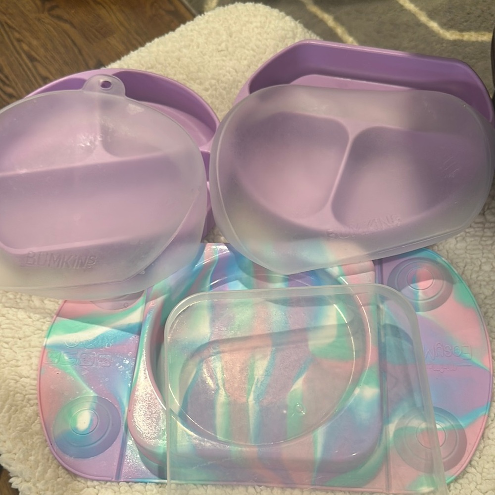 Bumpkins Silicone Grip Dish, Suction Plate